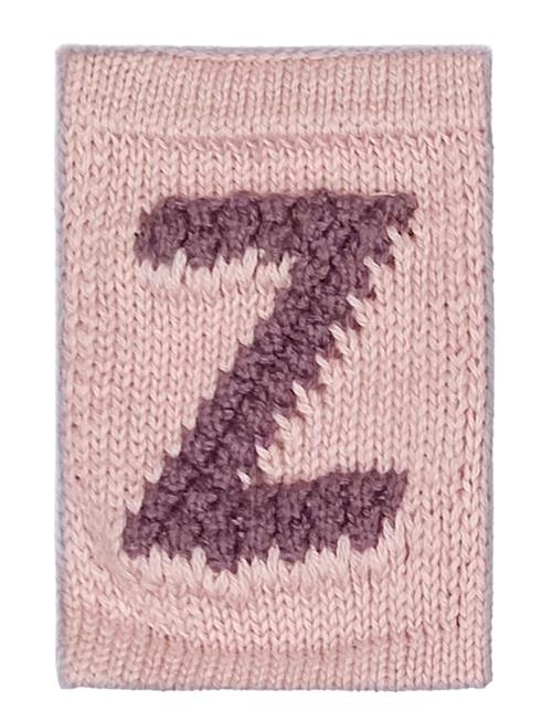 Smallstuff | Knitted Letter Z, Rose | ONE SIZE 10 cm