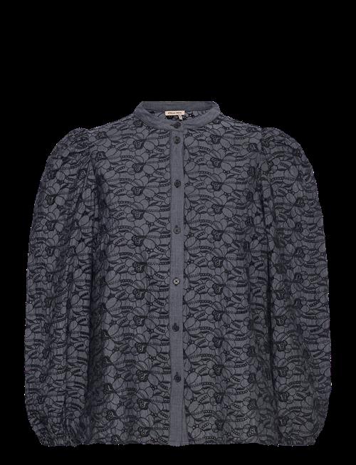 Stella Nova | Cotton Shirt With All Over Embroide | 34