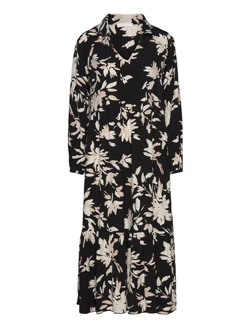 Tamaris Apparel | Auburn Aop Long Trapes Collar Dress | 34