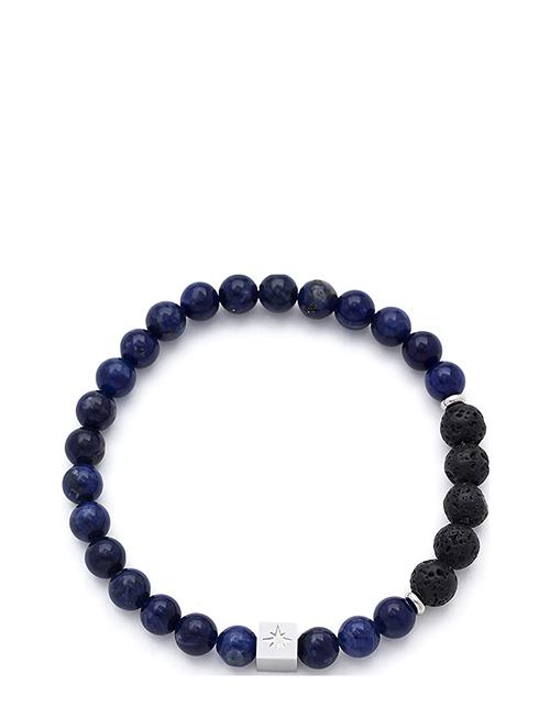 Samie | Samie - Bracelet With Blue Beads | 17 cm