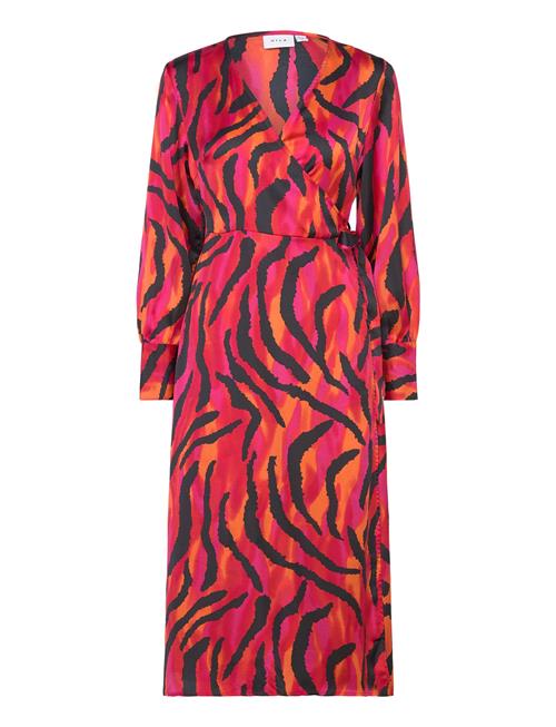 Vila | Vinaria L/S Wrap Midi Dress/Dc/Su | 34