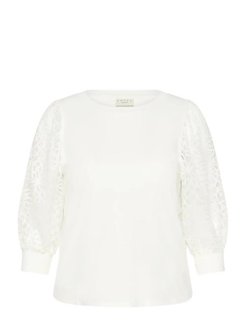 Kaffe Curve | Kcbella Lace T-Shirt | M