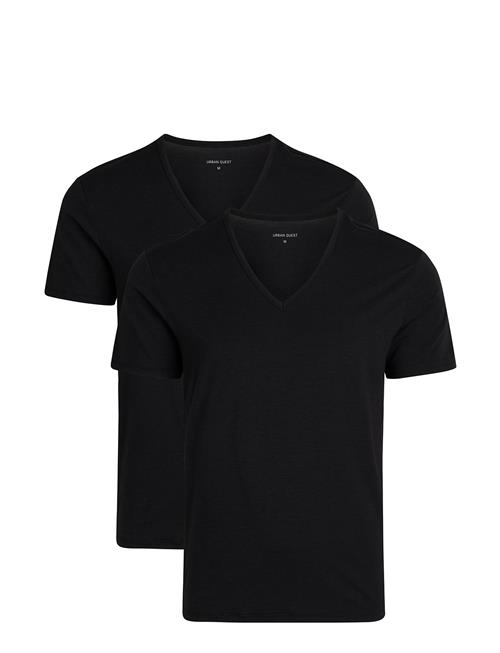 URBAN QUEST | 2-Pack Men Bamboo V-Neck Undershirt | M