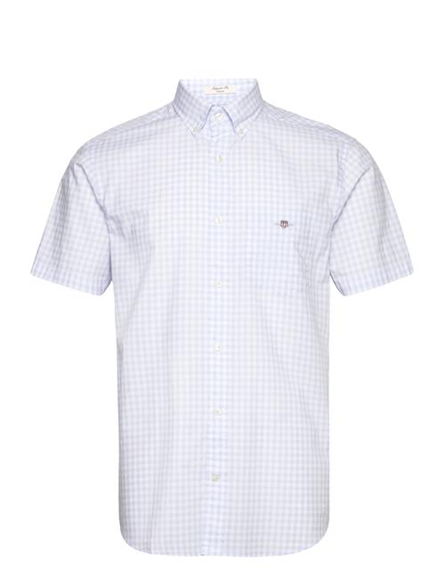 GANT | Reg Poplin Gingham Ss Shirt | XXXL