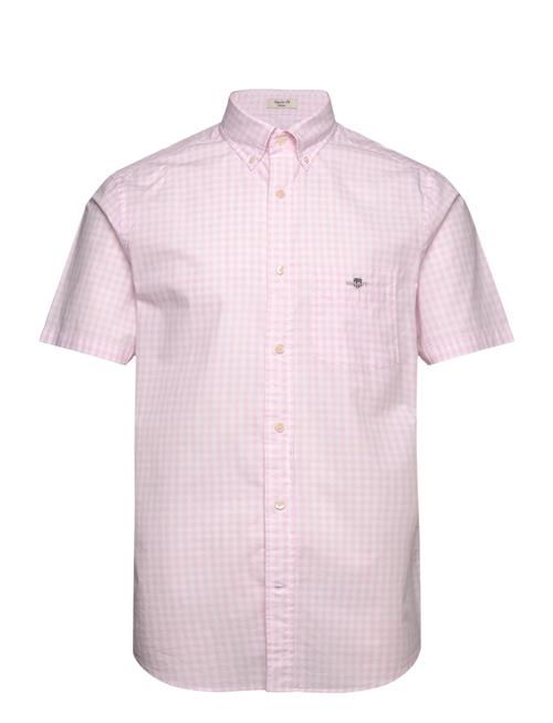 GANT | Reg Poplin Gingham Ss Shirt | S