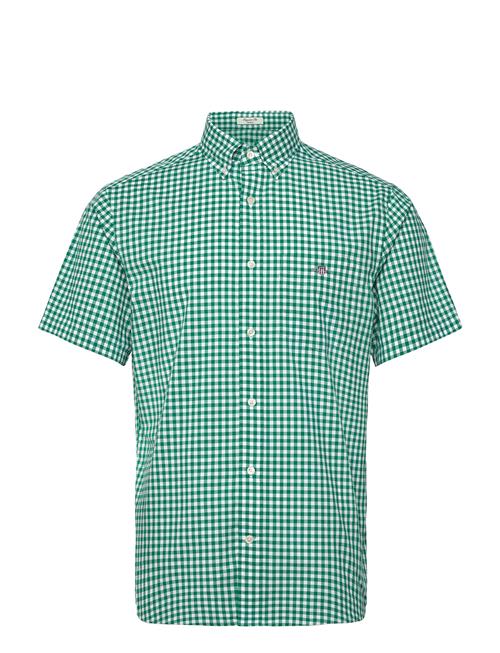 GANT | Reg Poplin Gingham Ss Shirt | S