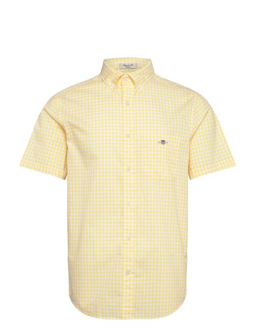GANT | Reg Poplin Gingham Ss Shirt | M