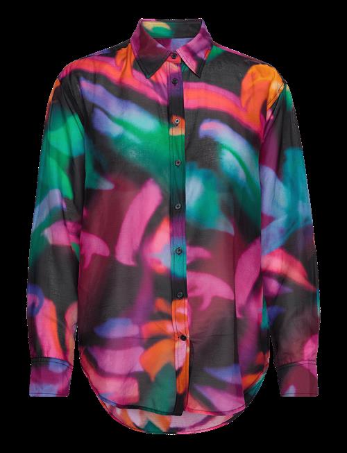 Gant | Rel Floral Print Cot/Silk Shirt | 34