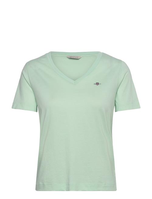 GANT | Reg Shield Ss V-Neck T-Shirt | M