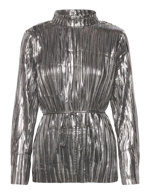 Selected | Slfnaline Ls High Neck Plisse Top | S