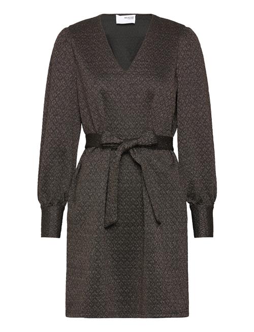 Selected | Slfagnethe Glitter Short Jaquard Dress | XS