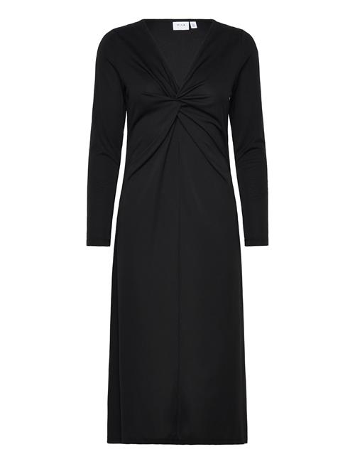 Vila | Vinayo Knot L/S Mid Calf Dress | XS