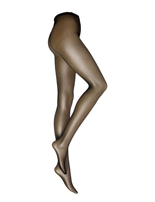 Pieces | Pcclaire Fishnet Glitter Tights D2D | ONE SIZE