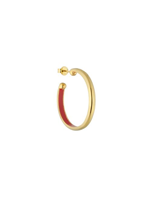 Design Letters | Rainbow Hoops 4Mm Gold Plated | 4 MM