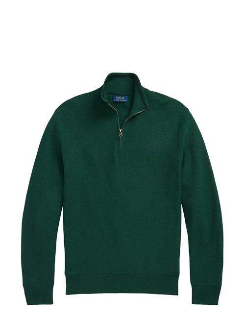 Polo Ralph Lauren | Mesh-Knit Cotton Quarter-Zip Sweater | XXL