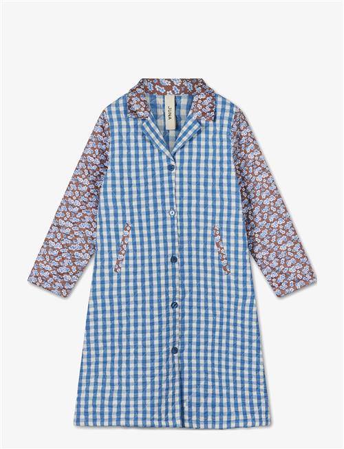 Juna | Bæk&Bølge Beate Coat S/M Blue/Dusty Red | S/M