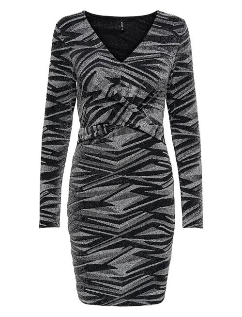 ONLY | Onlqueen L/S V-Neck Glitter Dress Jrs | S