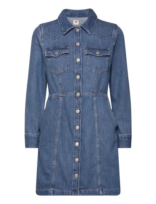 Levi's® | Flynn Western Core Dress Med Indigo - Worn In | L