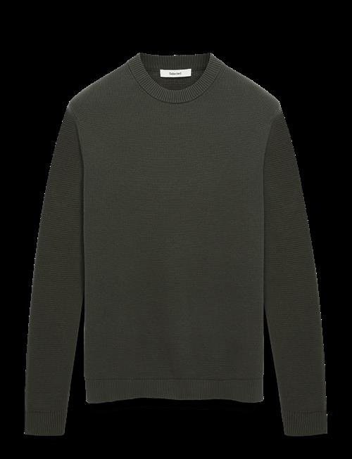 Selected | Slhdane Ls Knit Structure Crew Neck Noos | L