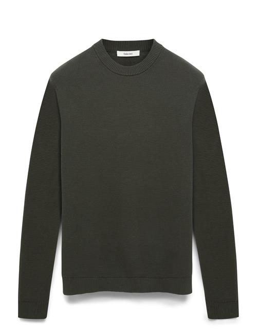 Selected | Slmdane Ls Knit Structure Crew Neck Noos | L