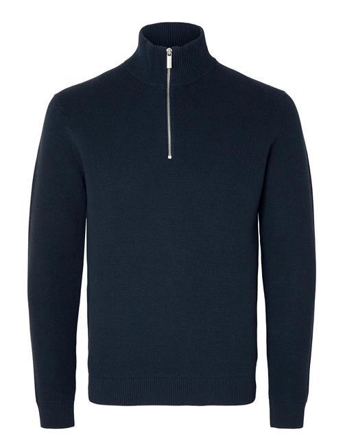 Selected | Slhdane Ls Knit Structure Half Zip Noos | XL