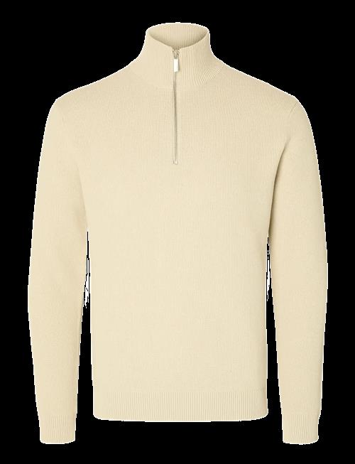 Selected | Slmdane Ls Knit Structure Half Zip Noos | L