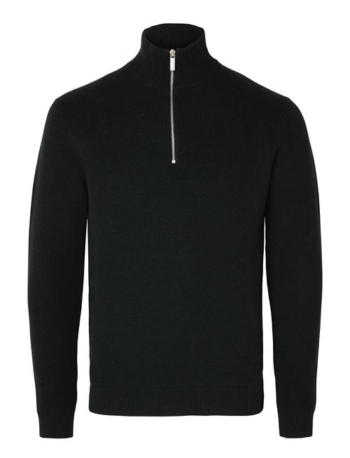 Selected | Slmdane Ls Knit Structure Half Zip Noos | XXL