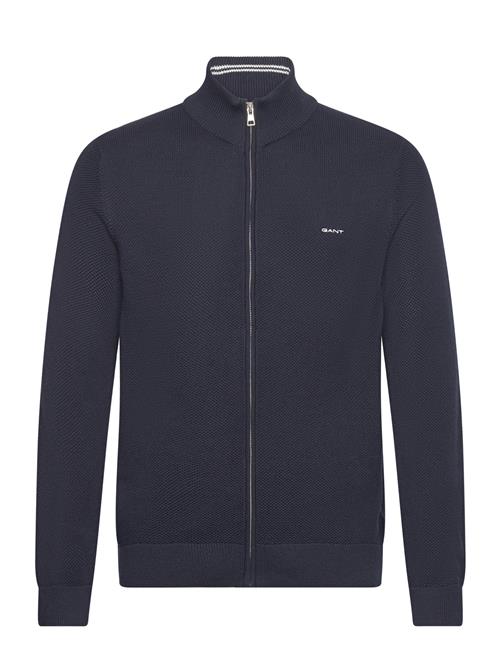 GANT | Cotton Pique Zip Cardigan | M
