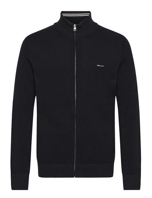 GANT | Cotton Pique Zip Cardigan | L