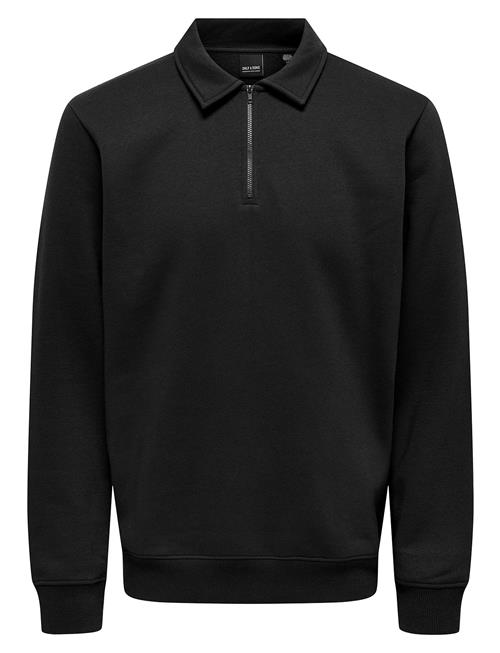ONLY & SONS | Onsceres 1/4 Zip Sweat Polo | XS
