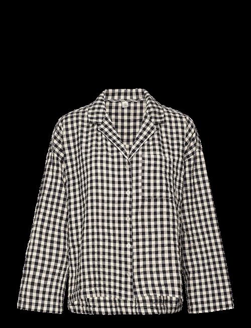 Lindex | Pyjama Shirt Seersucker | XS