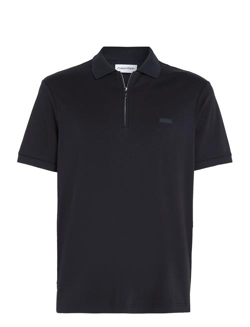 Calvin Klein | Smooth Cotton Welt Zip Polo | L
