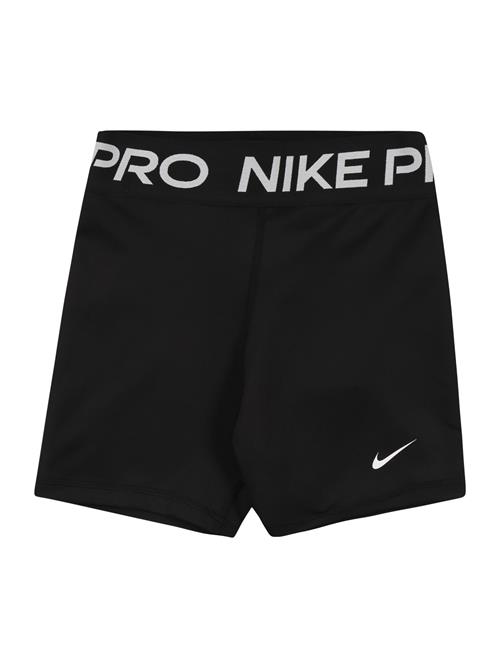 NIKE Sportsbukser 'Nike Pro'  sort / hvid