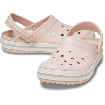Crocs Crocband Unisex Hvid/Rosa US M6/W8 (EU 38-39)