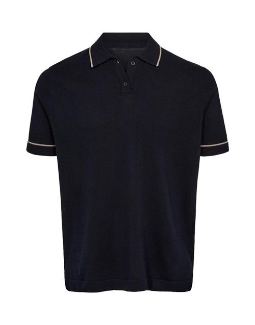 Mens polo knit modern fit