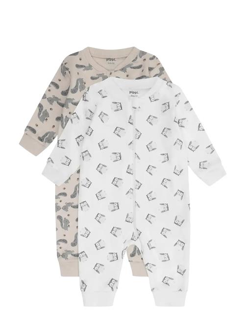 Pippi | Nightsuit -Zipper (2-Pack) | 104