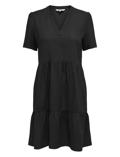 ONLY | Onltiri-Caro S/S V-Neck Lin Dress Cc Pnt | XS