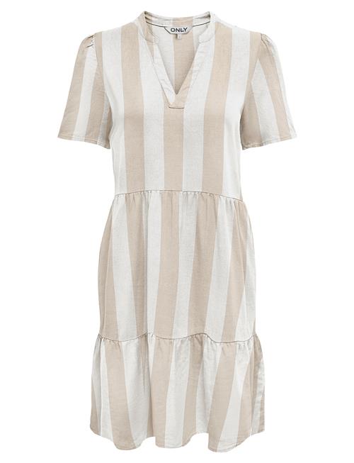 ONLY | Onltiri-Caro S/S V-Neck Lin Dress Cc Pnt | XS