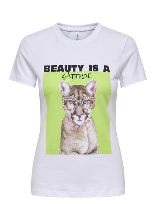 ONLY | Onlvibe Life S/S Glasses Top Box Jrs | XS