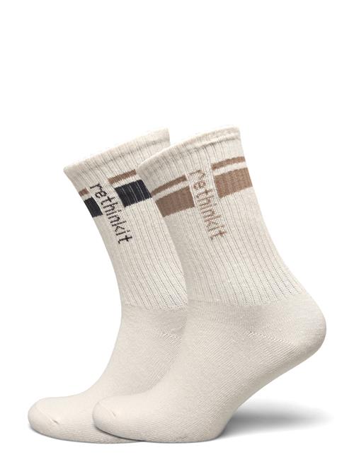 Rethinkit Studios | Rethinkit Striped Crew Sock 2Pack | ONE SIZE