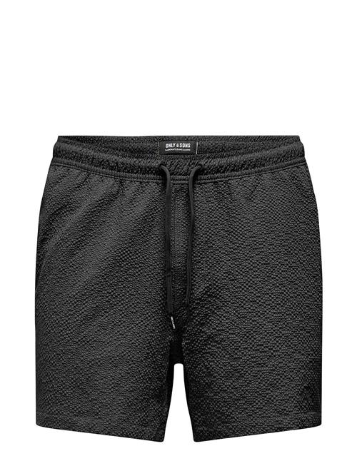 ONLY & SONS | Onsted Life Solid Seersucker Swim Noos | XXL