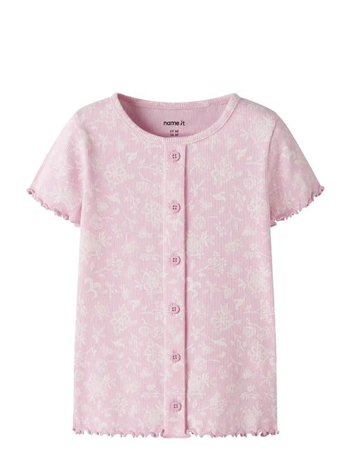 name it | Nmfvemia Aop Ss Slim Top | 110