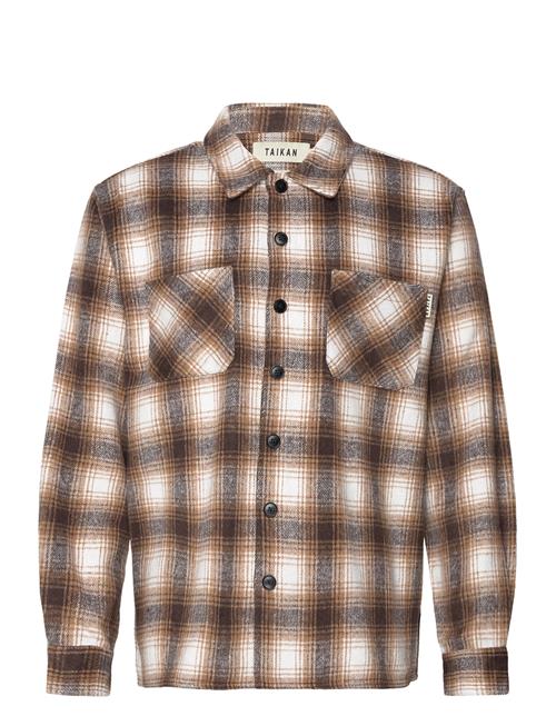 Taikan | Heavyweight Plaid Shirt-Brown | S
