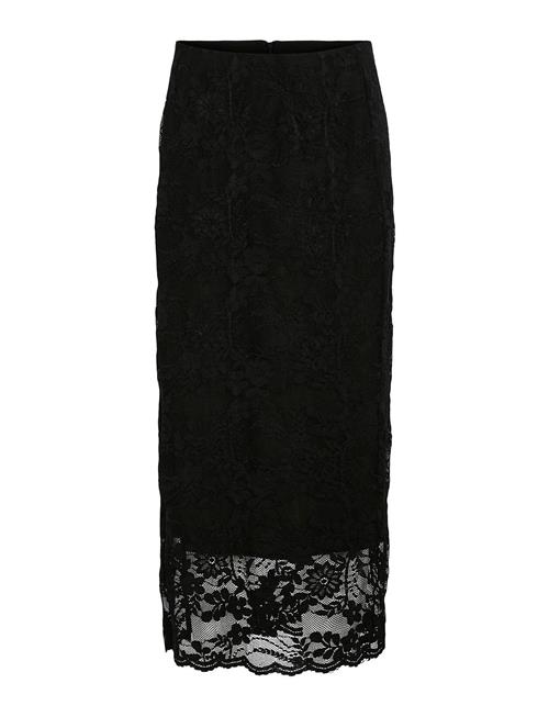 Vila | Vilorna Lace Midi Skirt | 34