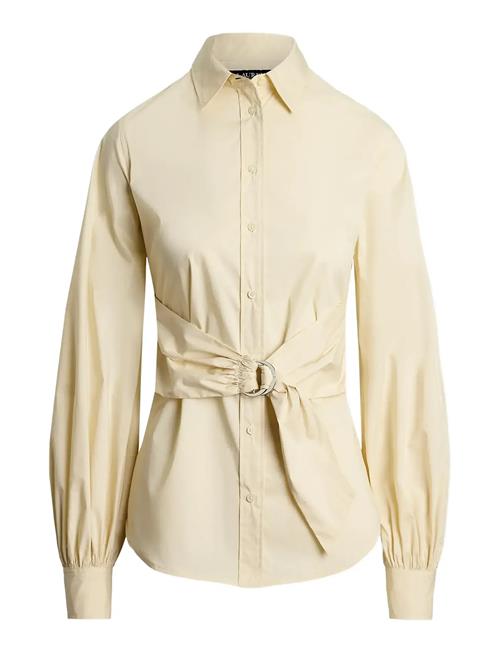 Lauren Ralph Lauren | Tie-Front Cotton-Blend Shirt | XL
