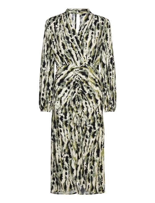 Mango | Printed Dress With Ruffled Detail | XS