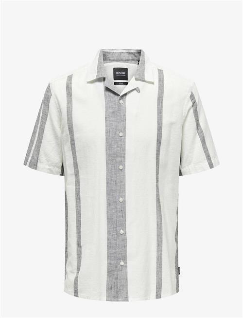 ONLY & SONS | Onscaiden Life Stripe Res Linenblendnoos | XS