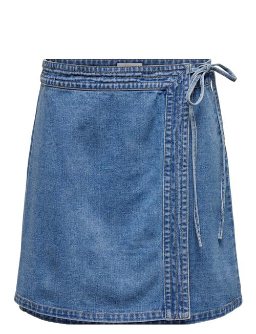 ONLY | Onlvilla Wrap Tie Skirt Dnm Gua | M