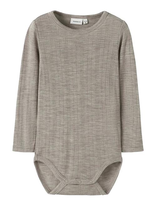 Se name it | Nmmwang Wool Needle Ls Body Solid | 98 hos Booztlet
