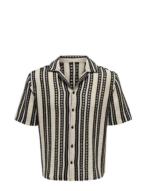 ONLY & SONS | Onsdani Crochet Ss Shirt Noos | L